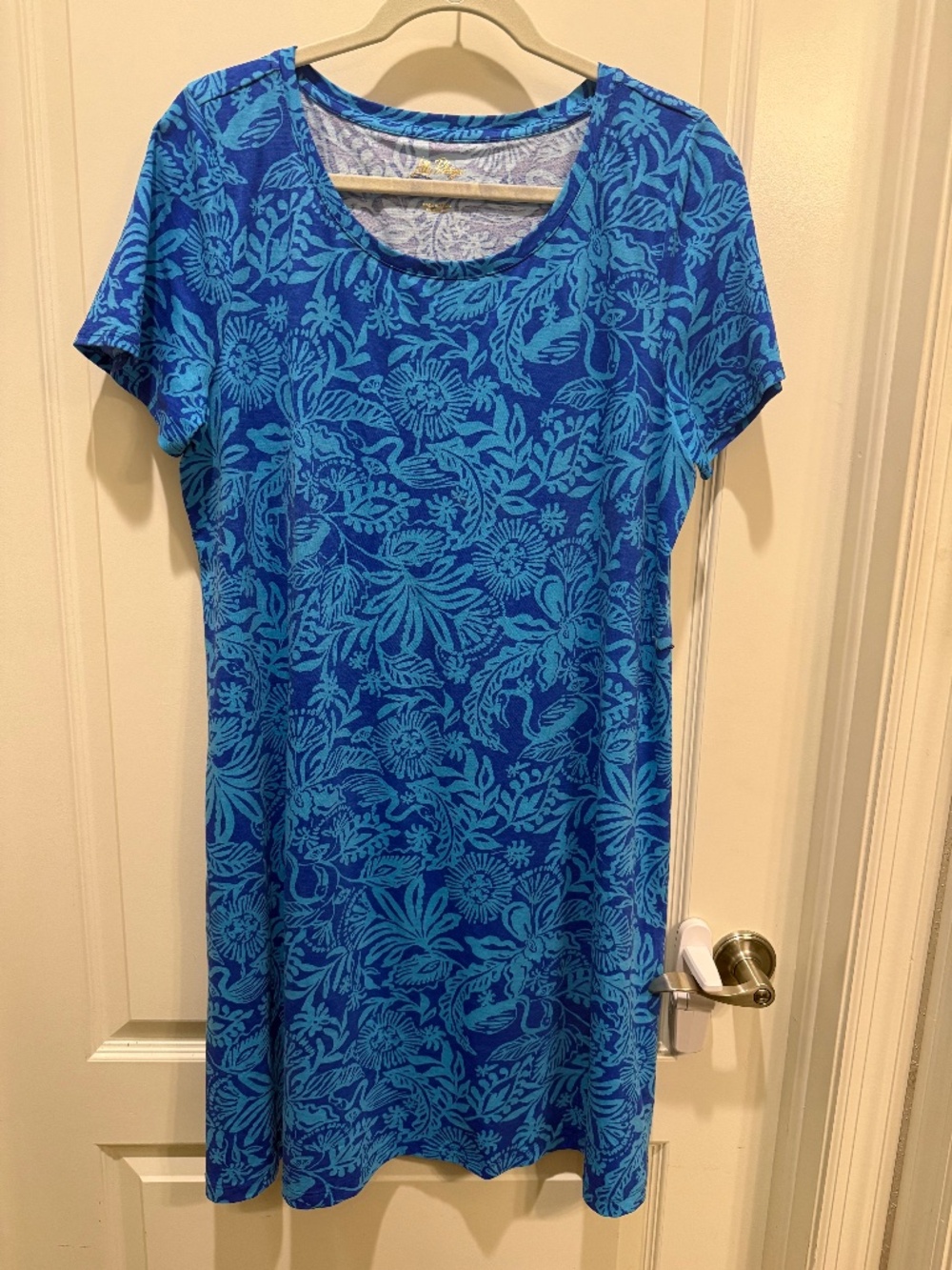 Lilly Pulitzer Etta Short-Sleeved Dress, XL